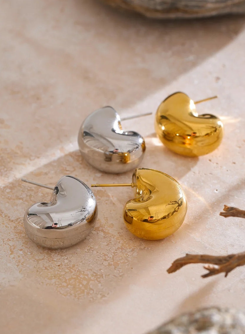 Chunky Minimalist Stud Earrings