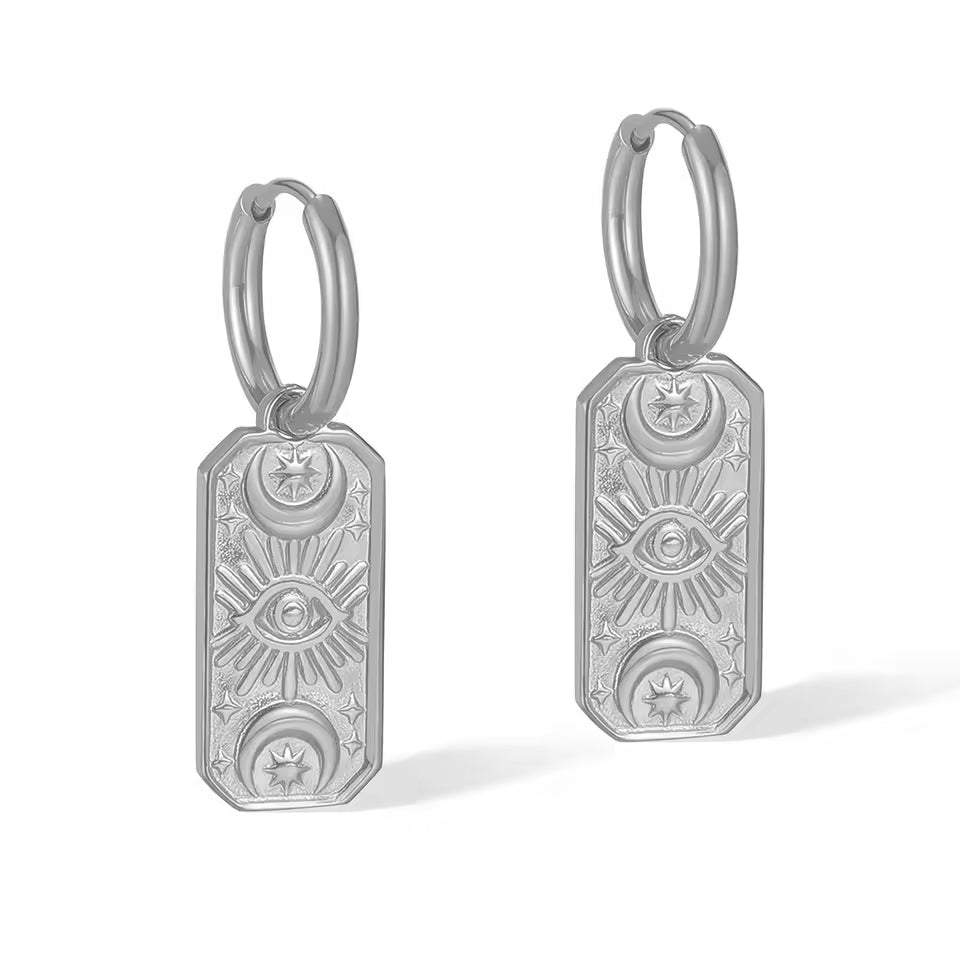 All Seeing Eye Drop Earrings