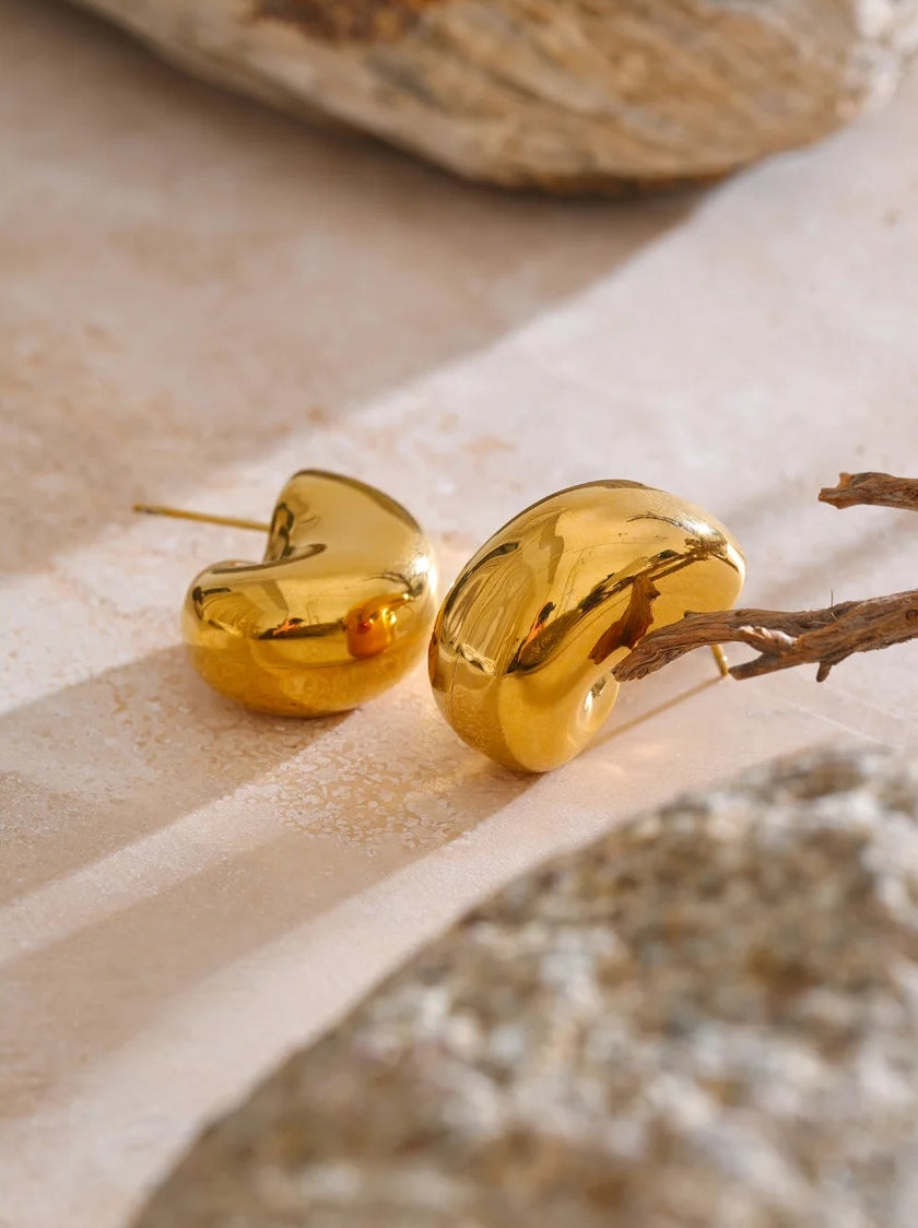 Chunky Minimalist Stud Earrings
