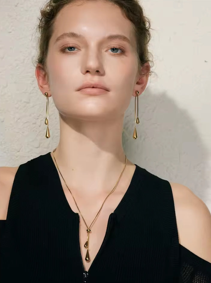 Water Drop Jewelry Set (Necklace & Earrings)