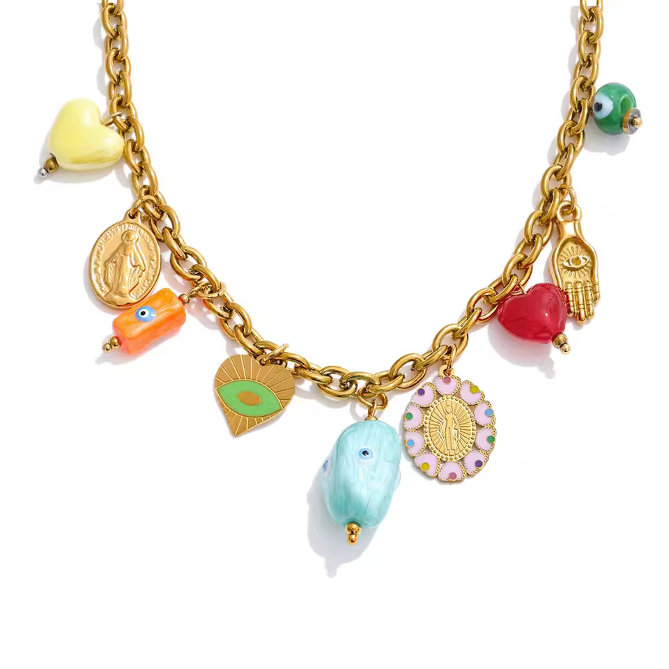 Mystic Amulets Charm Necklace
