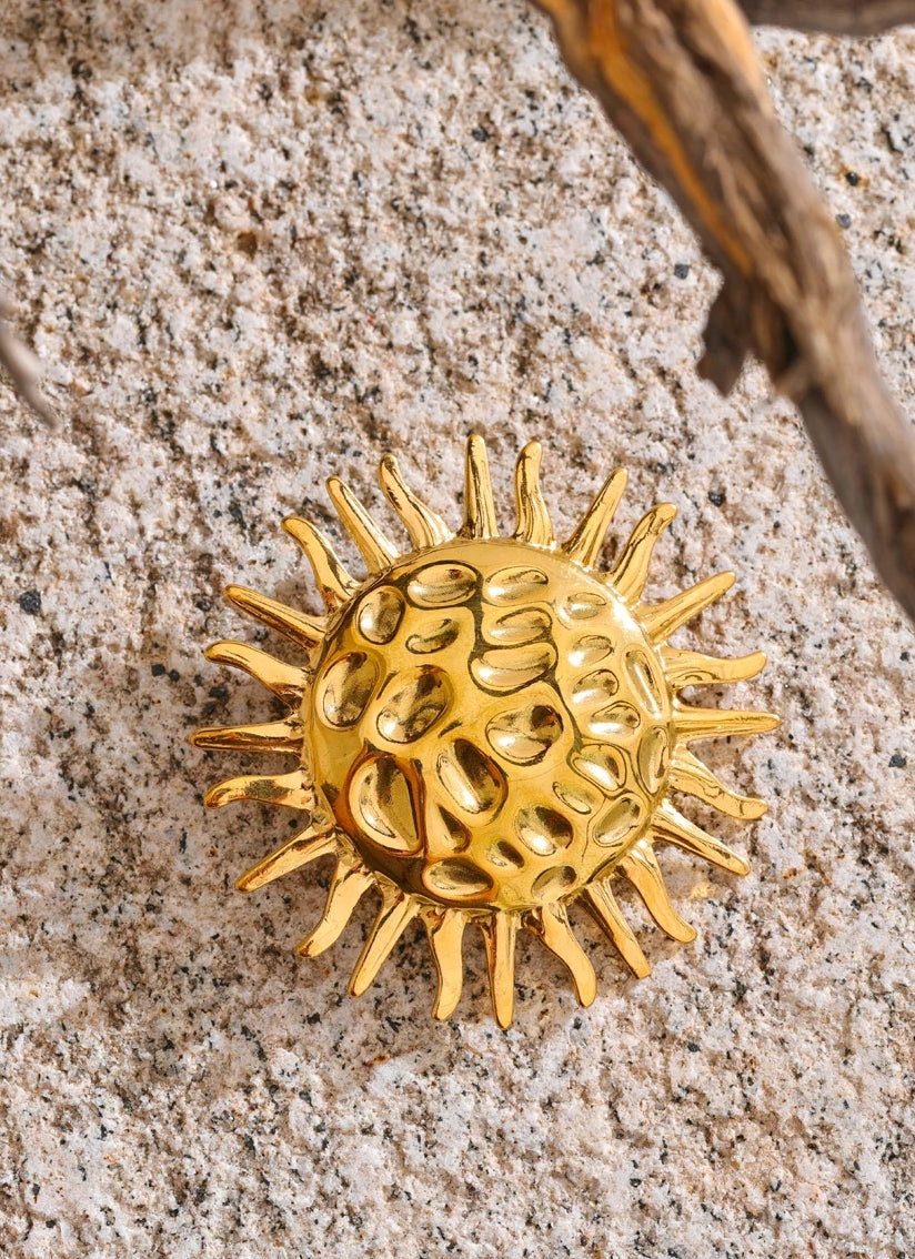 Sun Flower Brooch