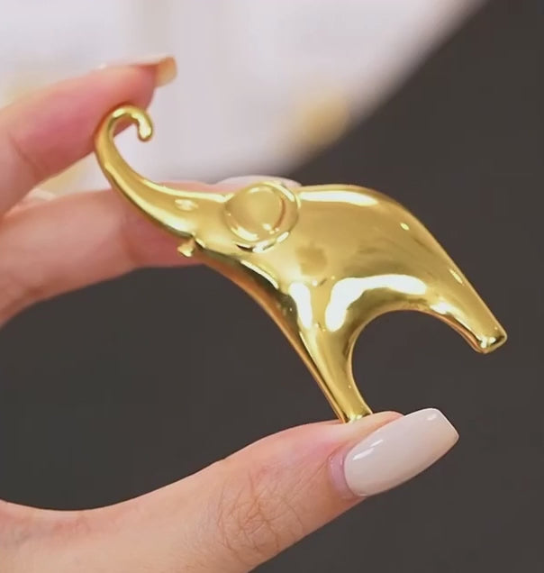 Elephant Brooch